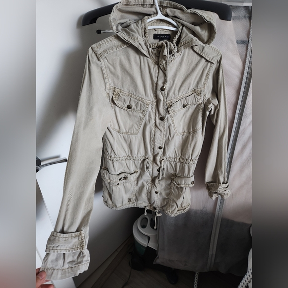 Talula Beige Button-Up Jacket - Picture 1 of 7